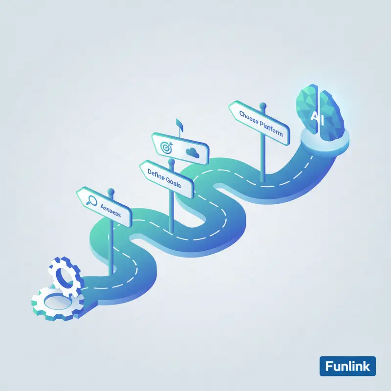 Lộ trình 3 bước nâng cấp từ chatbot truyền thống lên AI Chatbot để tối ưu hiệu quả.