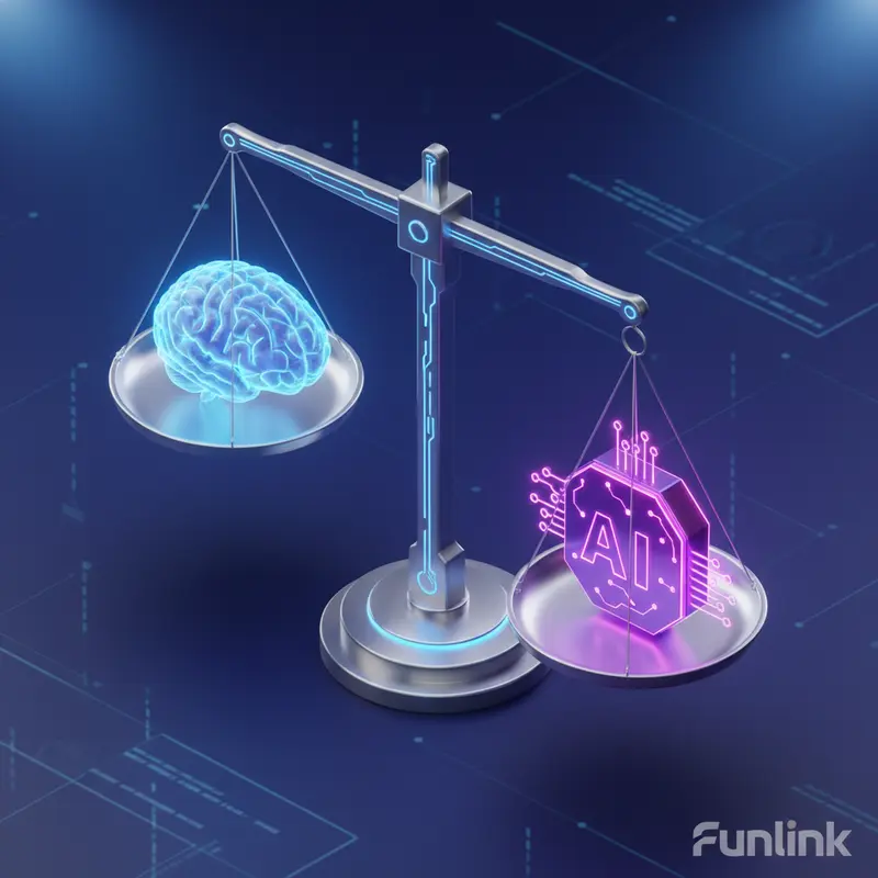 Cán cân công lý cân bằng giữa bản quyền nội dung do AI tạo ra và sự sáng tạo của con người.