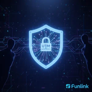 Bảo mật UTM và Dark Social - hình ảnh một chuyên gia phân tích dữ liệu trên màn hình với các biểu đồ traffic phức tạp.