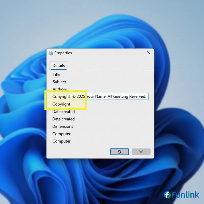 Hướng dẫn nhúng thông tin copyright vào metadata EXIF để bảo vệ bản quyền hình ảnh.
