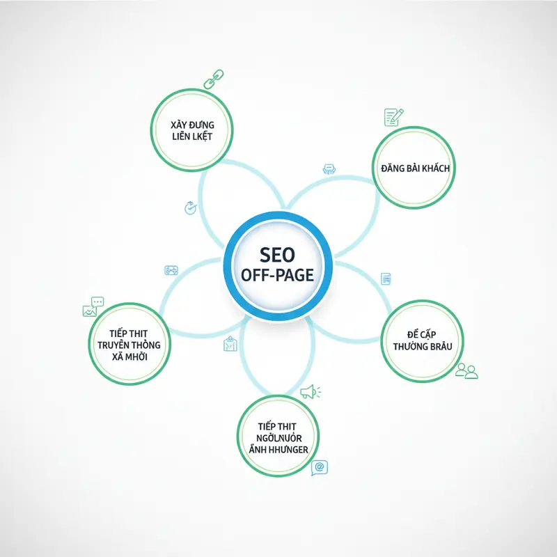 Sơ đồ các yếu tố SEO Off-Page quan trọng