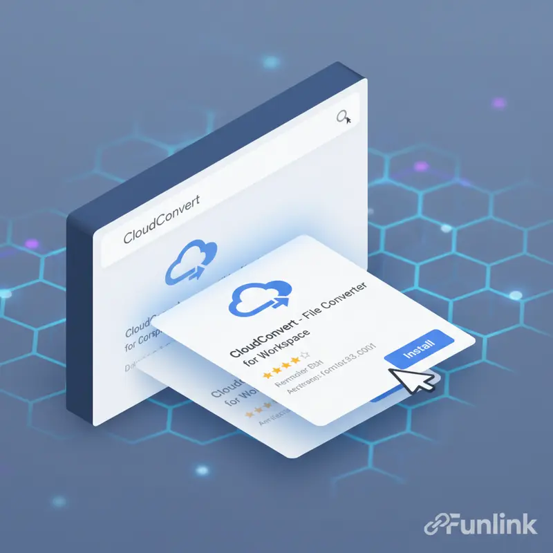 Hướng dẫn cài đặt CloudConvert để chuyển đổi file trực tiếp trên Google Drive.