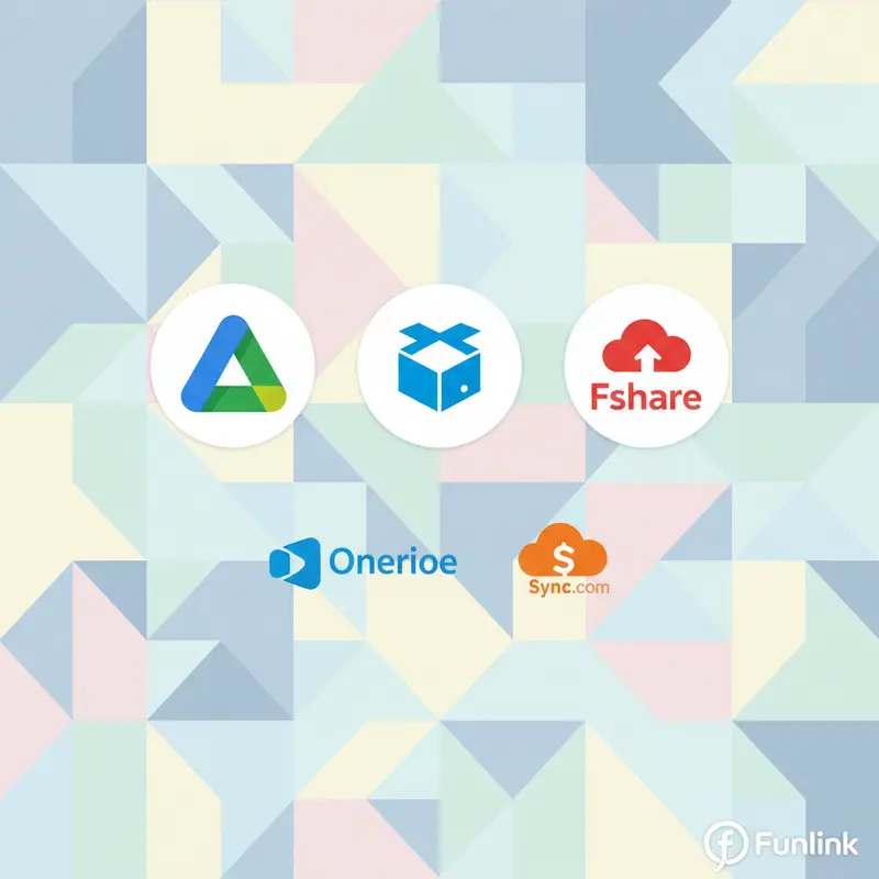 Giao diện các dịch vụ lưu trữ đám mây phổ biến để gửi file dung lượng lớn.