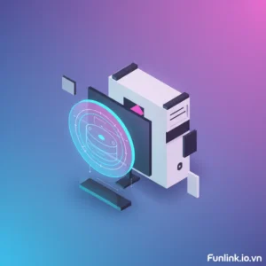 Cách mở file iso trên Windows 10 và 11 không cần phần mềm, minh họa một icon ổ đĩa ảo.