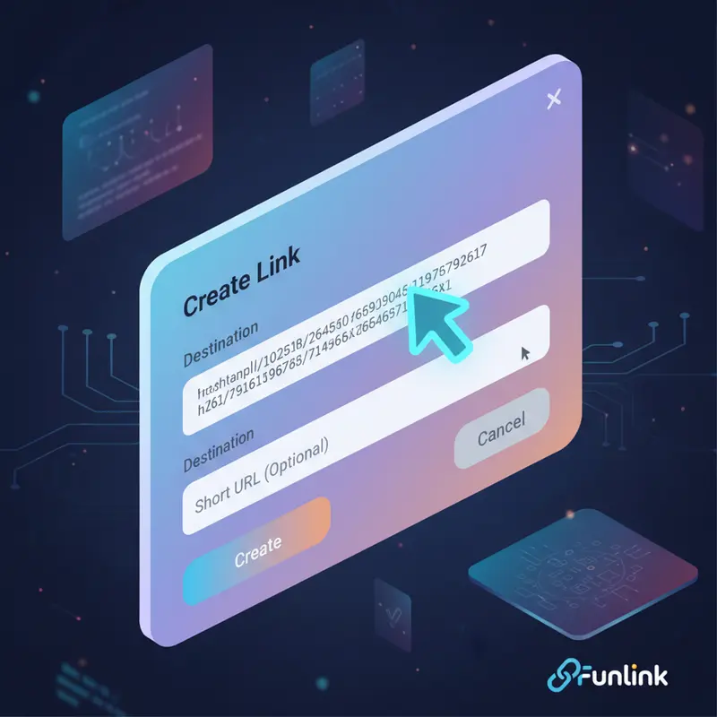 Hướng dẫn cách rút gọn link trong cửa sổ tạo link của Bitly