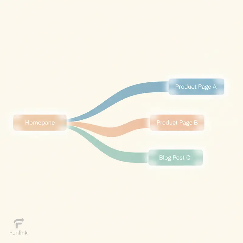 Sơ đồ Sankey mô phỏng Path Exploration, kỹ thuật nâng cao khi tạo dashboard báo cáo website.