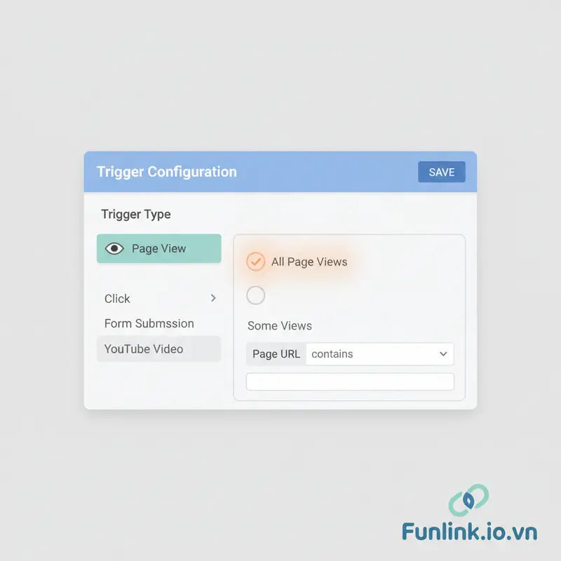 Cấu hình trình kích hoạt All Pages cho việc cài đặt GA4 qua Google Tag Manager