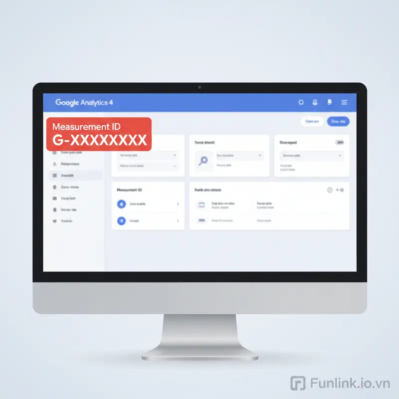 Vị trí lấy Mã đo lường để cài đặt GA4 qua Google Tag Manager