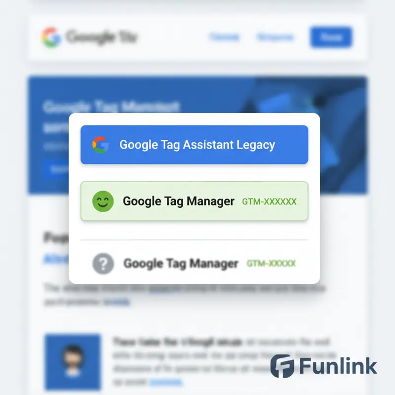 Tiện ích Tag Assistant hiển thị thẻ màu xanh lá, xác nhận việc cài đặt google tag manager đã thành công.