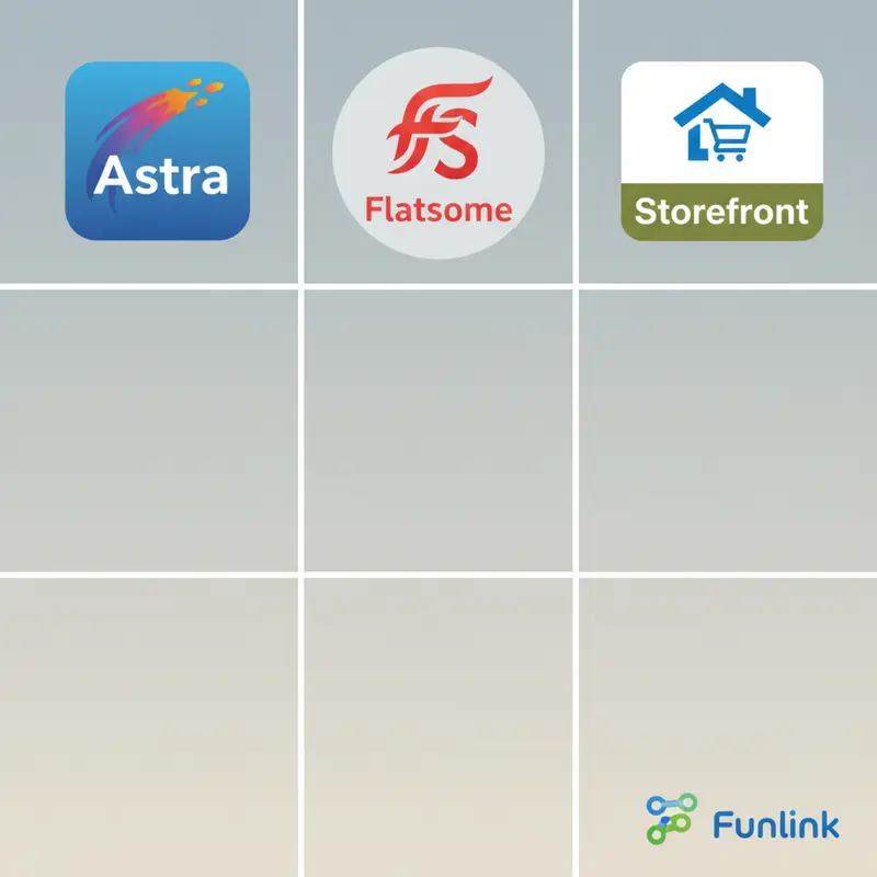 Các theme tương thích để cài đặt WooCommerce - Astra, Flatsome, Storefront