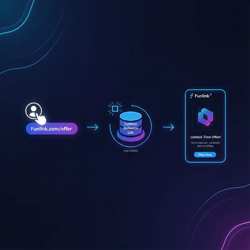 Case study tăng trưởng doanh thu - quy trình bám đuổi khách hàng đã click vào link bằng pixel retargeting.