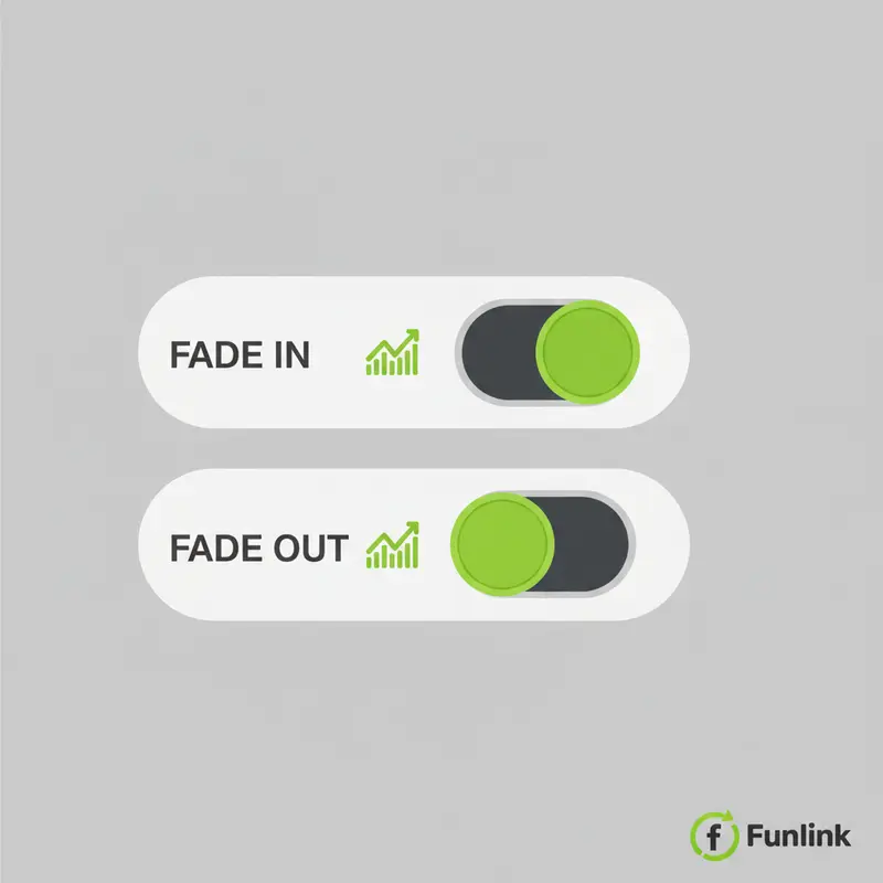 Sử dụng hiệu ứng Fade In/Out khi cắt nhạc MP3 làm nhạc chuông online để âm thanh mượt mà.