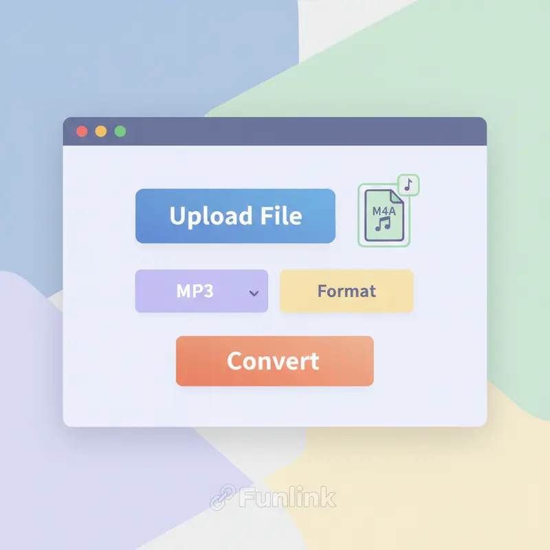 Sử dụng công cụ online để chuyển file ghi âm m4a sang mp3 một cách nhanh chóng.
