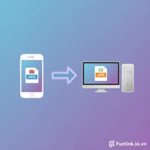 Hướng dẫn cách chuyển file HEIC sang JPG để xem ảnh iPhone trên máy tính Windows.