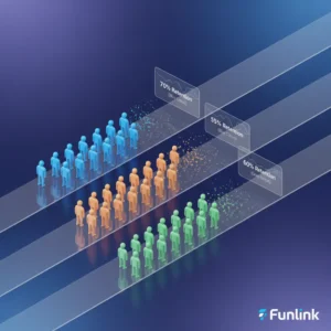 Cohort Analysis là gì - Minh họa biểu đồ phân tích nhóm người dùng để giữ chân khách hàng.