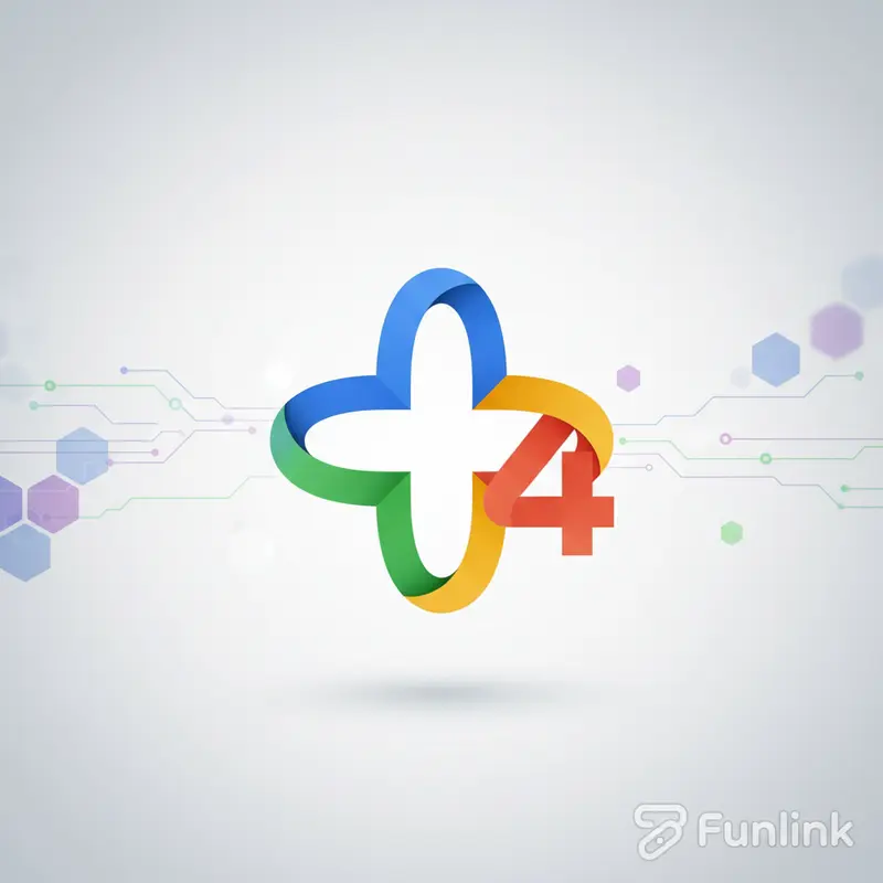 Logo của Google Analytics 4, một công cụ tracking website hàng đầu.