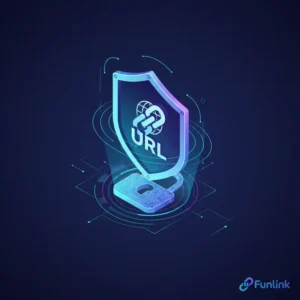 Hướng dẫn cách đặt mật khẩu cho shortlink với biểu tượng ổ khóa và lá chắn bảo mật.