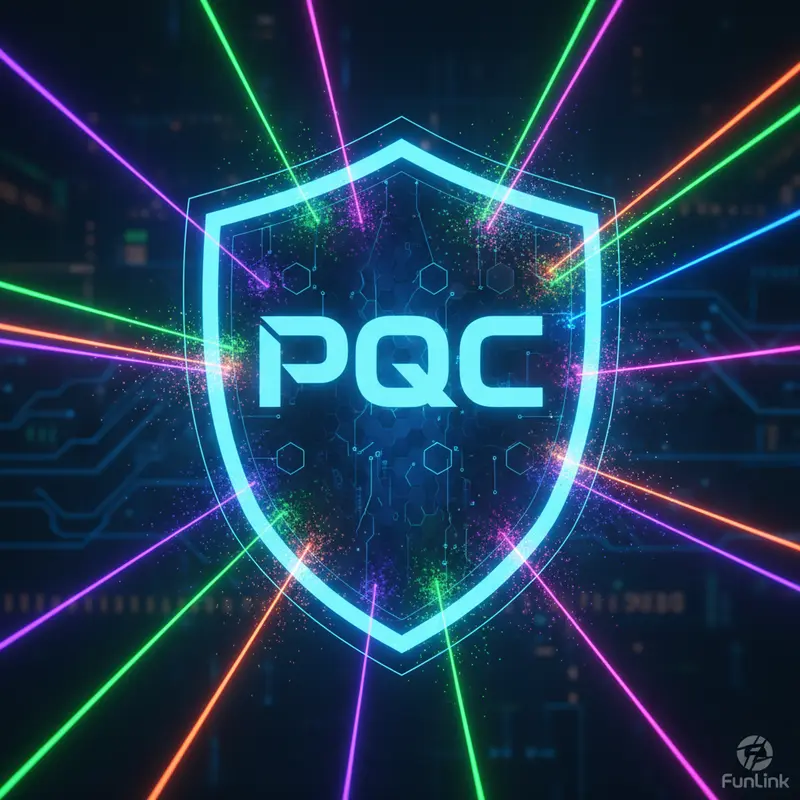 Lá chắn Post-Quantum Cryptography (PQC) trong bối cảnh điện toán lượng tử và mã hóa.