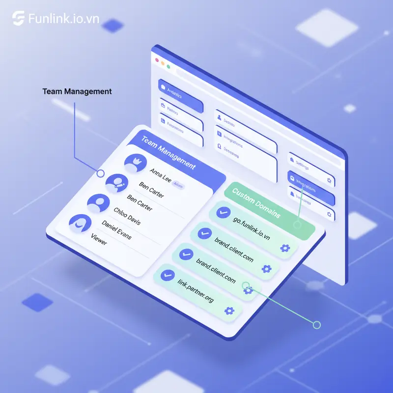 Giao diện quản lý của Rebrandly - một giải pháp link cho tập đoàn hiệu quả.