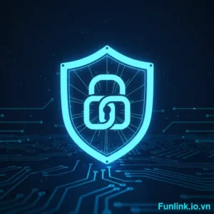 HTTPS là gì - hình ảnh minh họa một chiếc khóa kỹ thuật số trên nền mạch điện tử