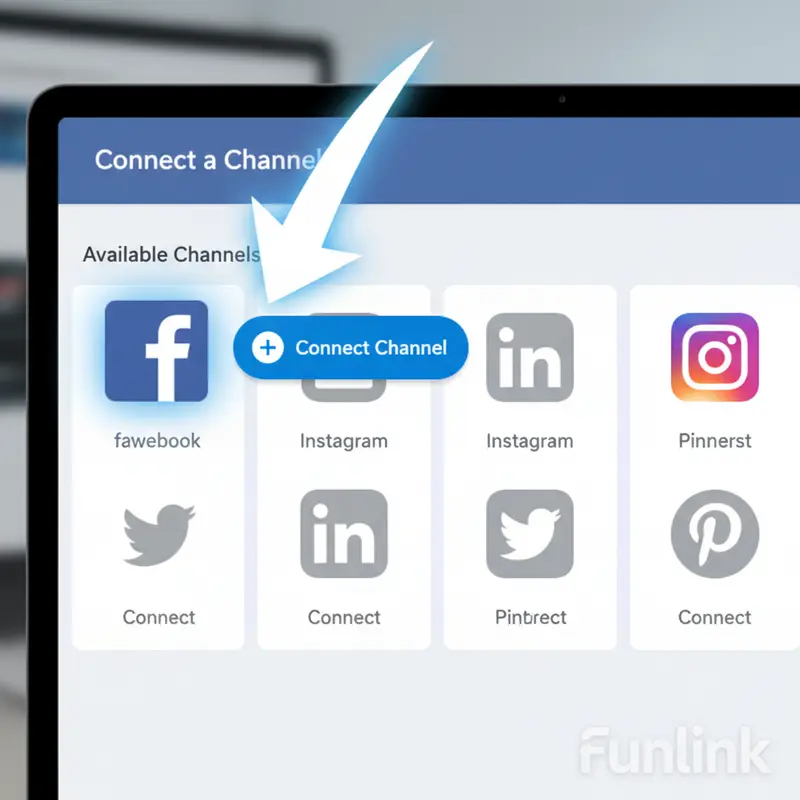 Hướng dẫn sử dụng buffer - Giao diện kết nối kênh mạng xã hội Facebook