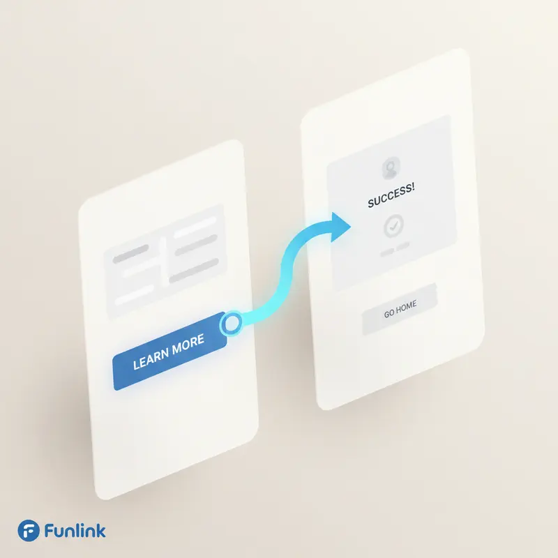 Hướng dẫn sử dụng figma - Chế độ Prototype với luồng tương tác từ nút bấm đến frame khác.