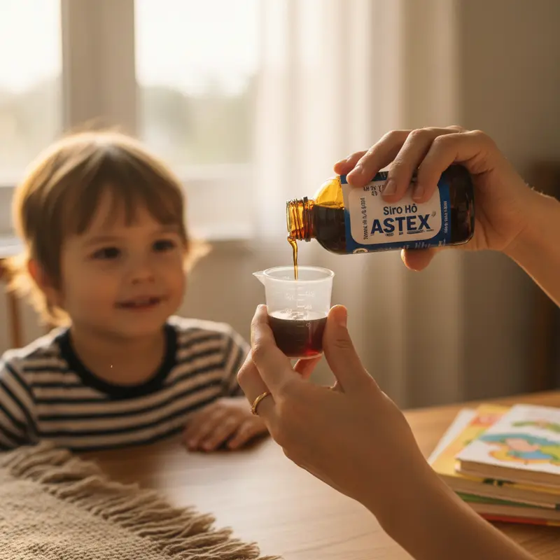 Hướng dẫn liều lượng sử dụng Siro Ho Astex cho từng độ tuổi