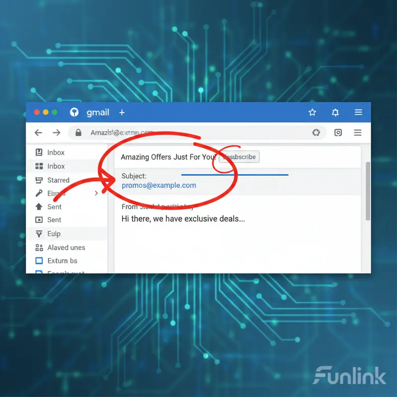 Nút Hủy đăng ký email quảng cáo được tích hợp sẵn trên giao diện Gmail.