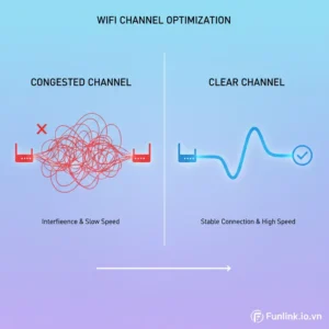 Kênh WiFi là gì - Hướng dẫn chọn kênh WiFi tốt nhất để tránh nhiễu sóng.
