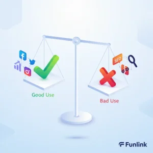 Khi nào nên rút gọn link - checklist cho marketer với biểu tượng nên và không nên.