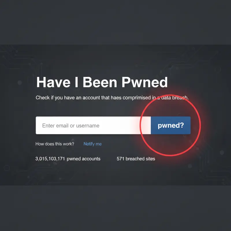 Giao diện trang chủ Have I Been Pwned để kiểm tra email có bị rò rỉ dữ liệu không.