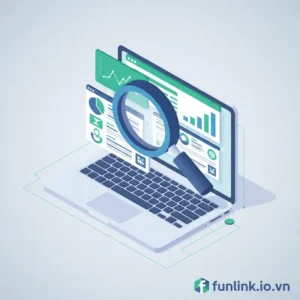 Kiểm tra traffic website đối thủ - Giao diện phân tích dữ liệu trên màn hình laptop.