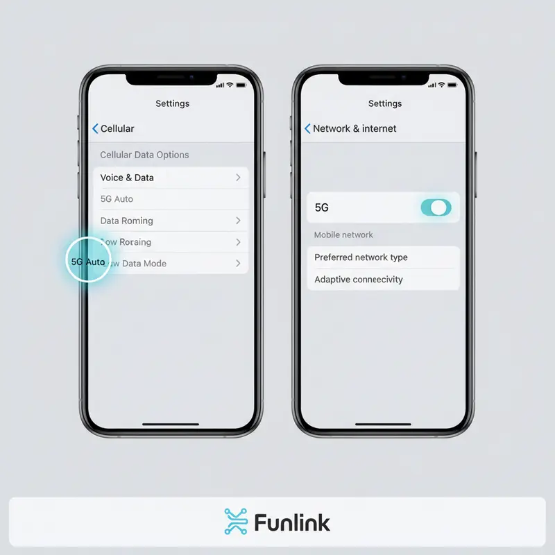 Hướng dẫn cách bật 5G trong cài đặt dữ liệu di động để tận dụng lợi ích của 5G.