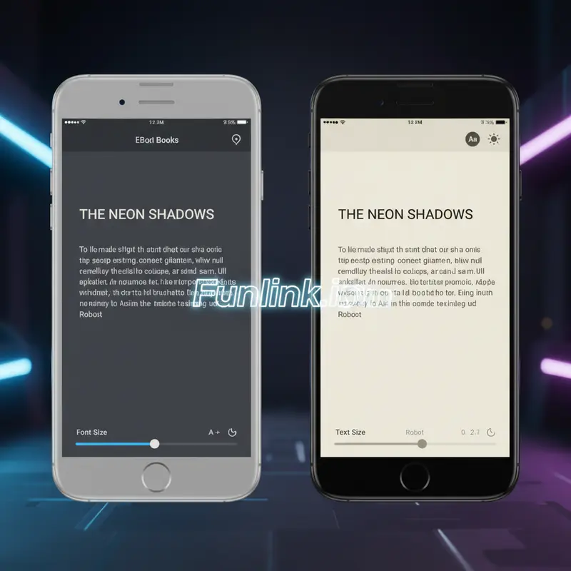 Giao diện ứng dụng đọc sách mở file EPUB trên điện thoại Android và iOS.