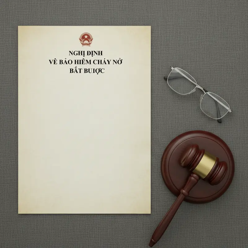 Văn bản pháp luật quy định về bảo hiểm cháy nổ chung cư bắt buộc.