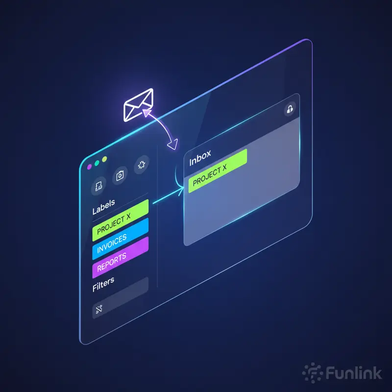 Sử dụng labels và filters trong phương pháp inbox zero để tự động hóa sắp xếp Gmail.