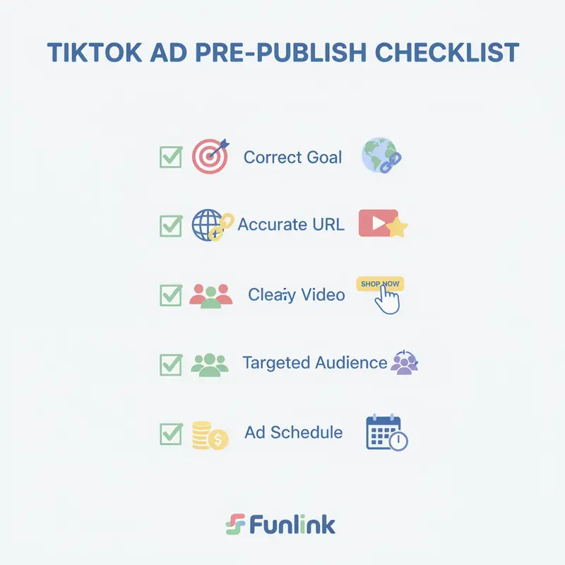 Checklist 7 điểm cần kiểm tra trước khi chạy quảng cáo TikTok traffic để đảm bảo hiệu quả.