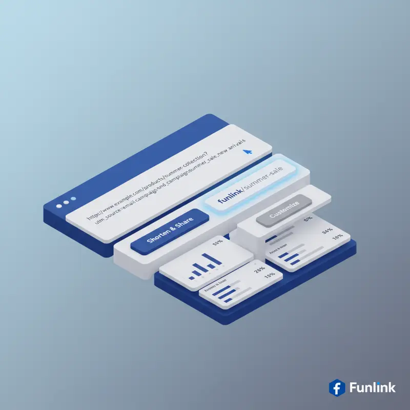 Hướng dẫn rút gọn link đã gắn UTM bằng công cụ Bitly với ô tùy chỉnh link ngắn.