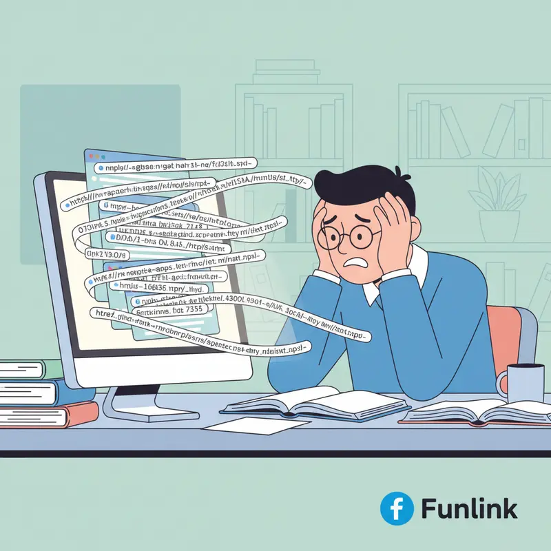 Một giảng viên bối rối vì không hiểu Smart Links là gì và phải quản lý quá nhiều link tài liệu lộn xộn.