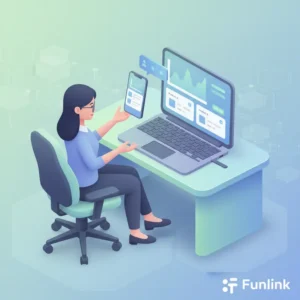 So sánh giá sản phẩm online - một người dùng thông thái đang dùng laptop và điện thoại để check giá.