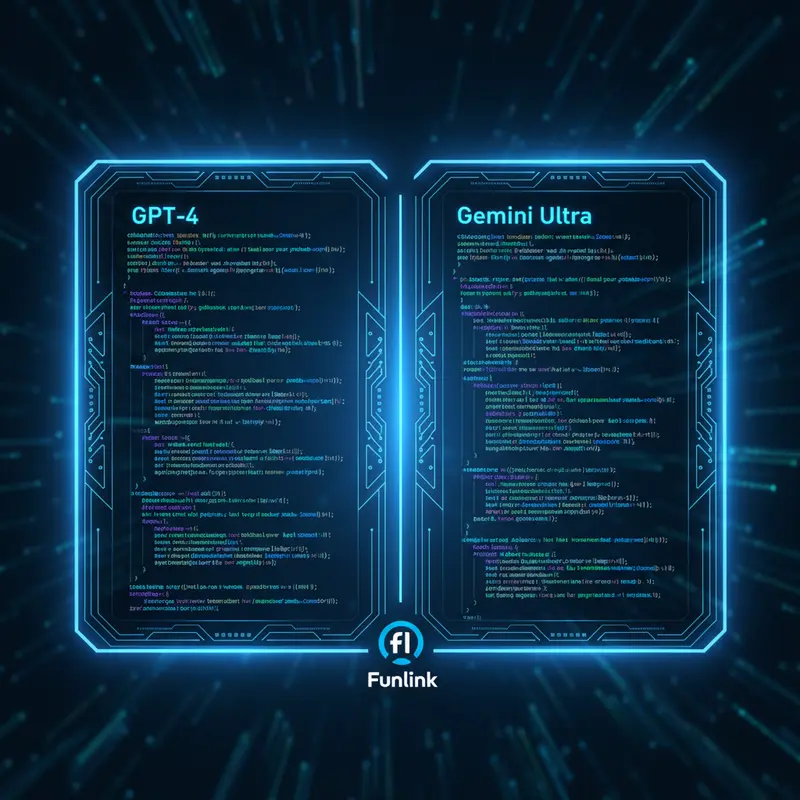So sánh GPT-4 và Gemini Ultra qua hai đoạn code Python song song giải quyết bài toán phức tạp.