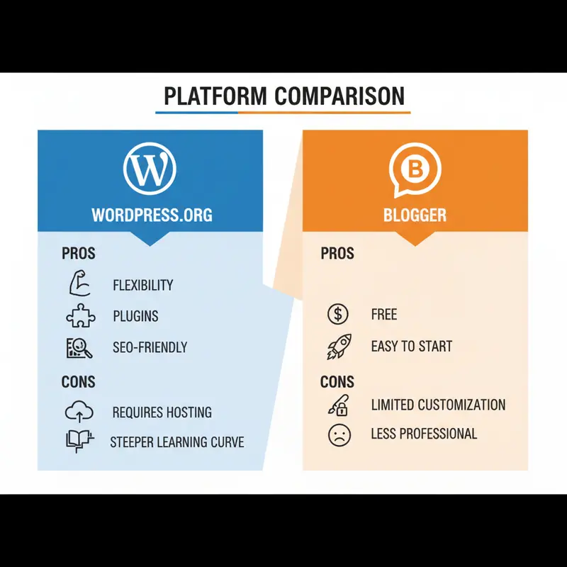 So sánh các nền tảng blogging phổ biến như WordPress và Blogger