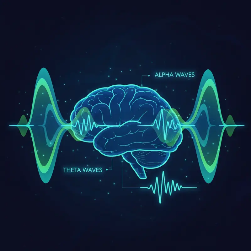 Sóng não alpha và theta tăng lên khi thiền định