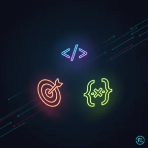 Giải thích về Tag, Trigger, và Variable trong GTM với biểu tượng bộ ba quyền lực cho marketer.