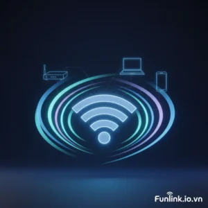 10 cách tăng tốc độ wifi tại nhà miễn phí, minh họa bằng biểu tượng tốc độ và sóng wifi mạnh mẽ.