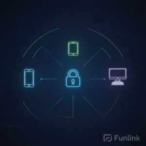 Tạo link điều hướng theo thiết bị - Sơ đồ luồng người dùng được phân nhánh theo iOS, Android và Desktop.