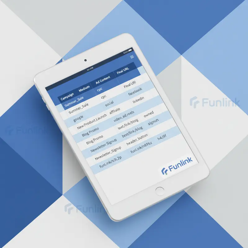 Mẫu file Google Sheet để quản lý và tạo shortlink có gắn UTM một cách nhất quán cho đội nhóm.