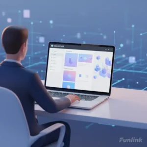 Hướng dẫn tạo website với Squarespace trên giao diện laptop và máy tính bảng.