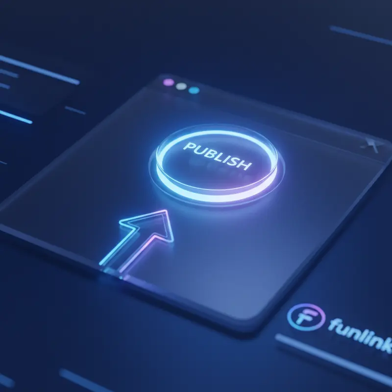 Nút Publish để xuất bản sau khi hoàn tất tạo website với Squarespace.