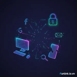 Thách thức marketing attribution trong kỷ nguyên cookieless với hình ảnh biểu đồ phân mảnh và các icon bị khóa.